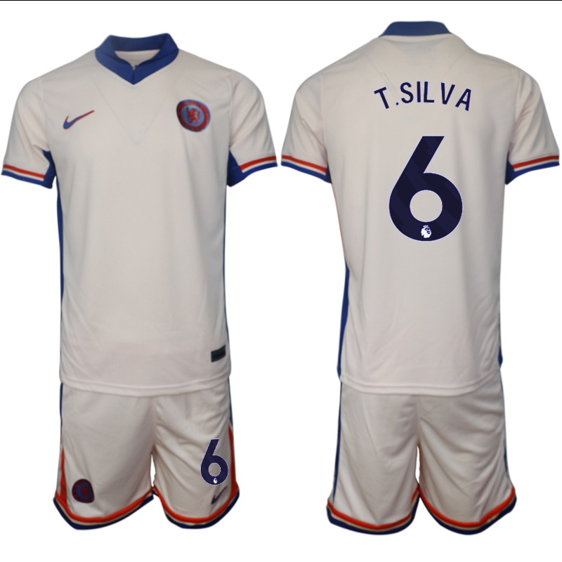 Men 2024-2025 Club Chelsea away Cream #6 Soccer Jersey->indianapolis colts->NFL Jersey